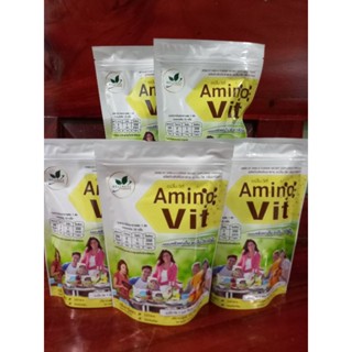 Amino vit(อะมิโนวิค)รสวนิลา5แพ๊ค(50ซอง)