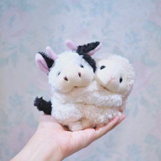 ตุ๊กตา น้องกอด 🐮วัวกอดแกะ 🐑 ป้าย take off ไม่ใช่พวงน้า