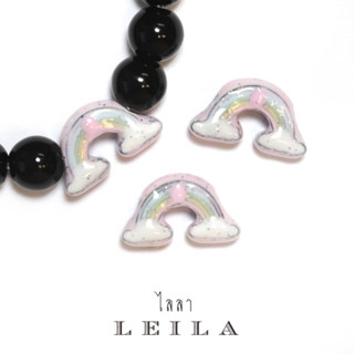 Leila Amulets อุณาโลม เหนือเมฆ Baby Leila Collection ห่วงข้าง (พร้อมกำไลหินฟรีตามรูป)