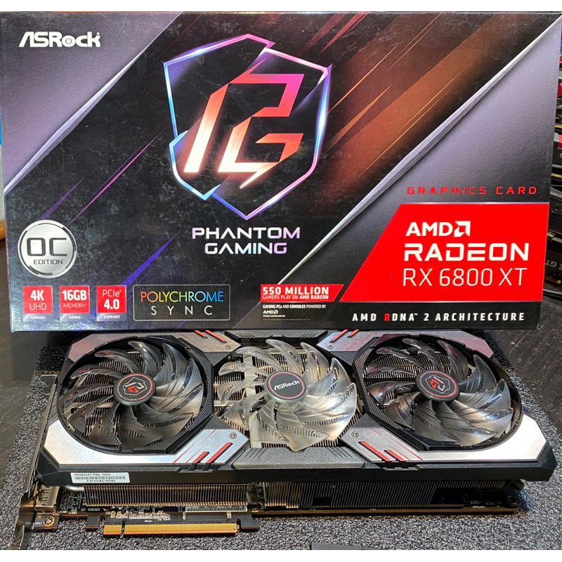 RX6800xt Asrock Phantom Gaming 16GB