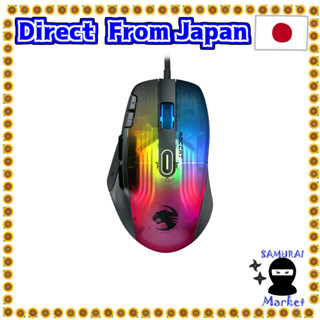 【Direct From Japan】 ROCCAT Gaming Mouse KONE XP Wired Black/Black Optical Ceremony/19K/Optical Switch/Multiple Switch/104G/4D Wheel/PTFE/RGB/Reflex/MMO MMO German Design [Japan Regular Agency Store]