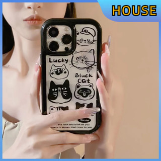 💲คูปองเคลม💲เคสไอโ case for iphone 11 12 อีโม จิ๋ม เคส 14 13 12 11 pro max เคสโทรศัพท์แบบใส การป้องกันอย่างเต็มที่