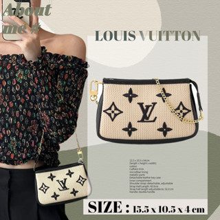 👜:Louis Vuitton FW23 กระเป๋าโซ่ผู้หญิงใหม่กระเป๋าถือ LV ไซส์มินิ