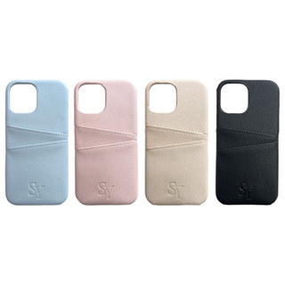 SAYA - PEBBLE CARDHOLDER CASE (iPhone 14 pro max/14pro/14/13 pro max/13 pro/13/12 pro max/11