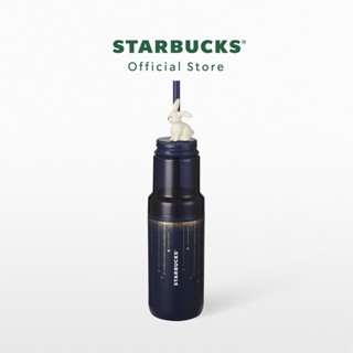 Starbucks Stainless Steel Blue Meteor W/Straw Rabbit Tumbler 15.5oz. ทัมเบลอร์สตาร์บัคส์สแตนเลสสตีล 15.5ออนซ์ A11145391