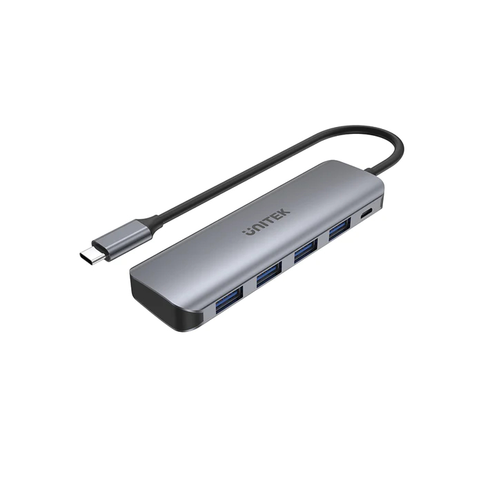 (ฮับ ยูเอสบ) UNITEK H1107A  uHUB P5+ 4 Ports Powered USB-C Hub