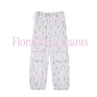 Tinytreetown - Floral cargo pant