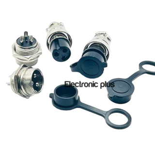 ราคาต่อชุด GX16 ผู้-เมีย plug connector คอนเน็คเตอร์ 16mmมี 2Pin 3pin 4pin 5pin 6pin 7pin 8pin พร้อมส่ง