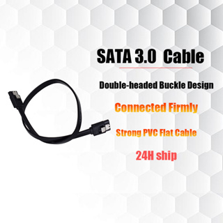 【สินค้าเฉพาะจุด】High-speed hard disk serial port Sata 3.0 6GB /solid state hard disk data cable for pc and laptop