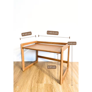 MAAI Design Obun Shelf ชั้นวางไมโครเวฟ ชั้นวางของอเนกประสงค์ หรือชั้นวางเตาอบไมโครเวฟ สไตล์ญี่ปุ่น