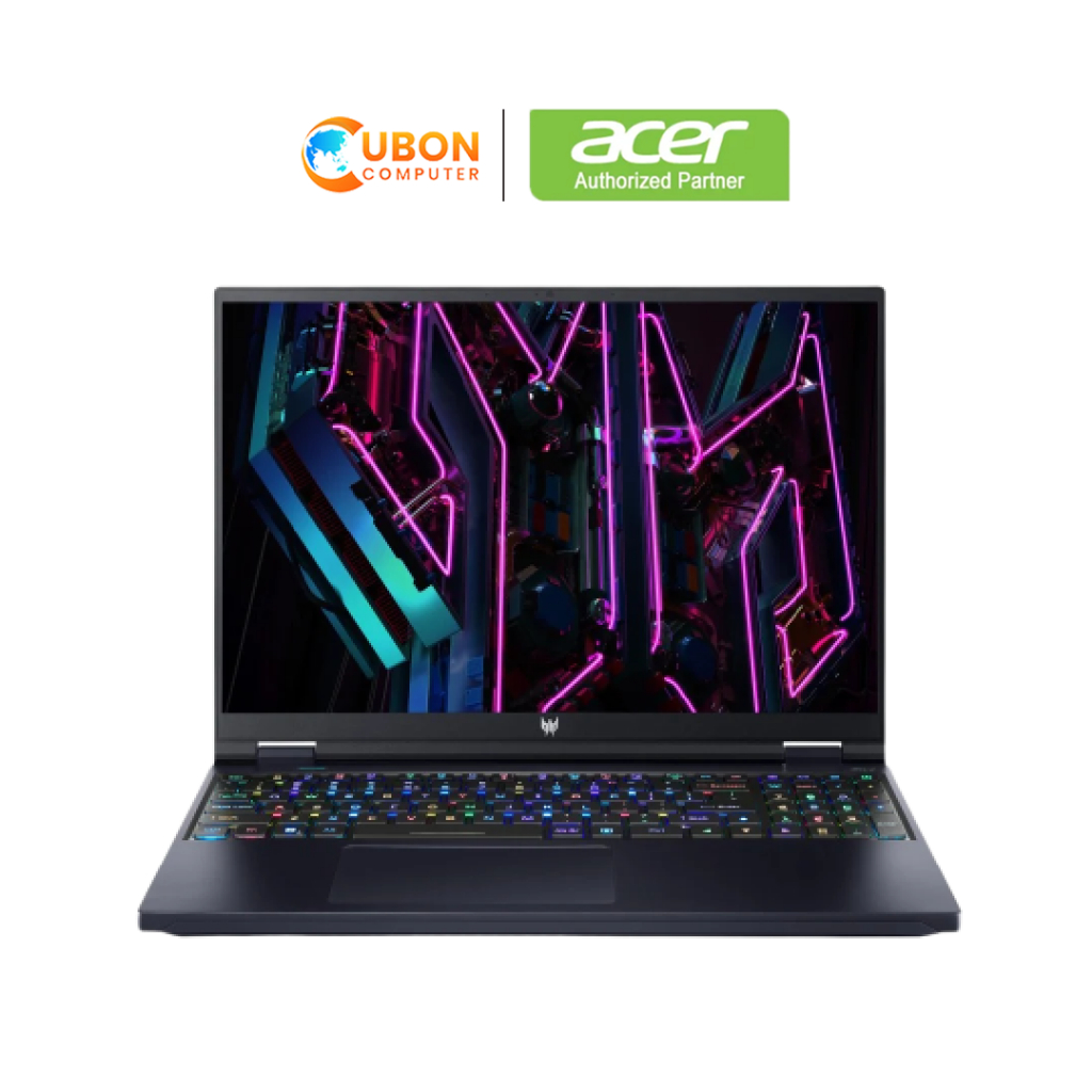 NOTEBOOK โน๊ตบุ๊ค ACER PREDATOR HELIOS 16 PH16-71-9587 INTEL i9-13900HX / RTX 4080 / 32GB / 2TB / WI