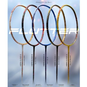 ไม้แบดมินตัน Hundred BADMINTON RACKET : FLUTTER S ATTACK