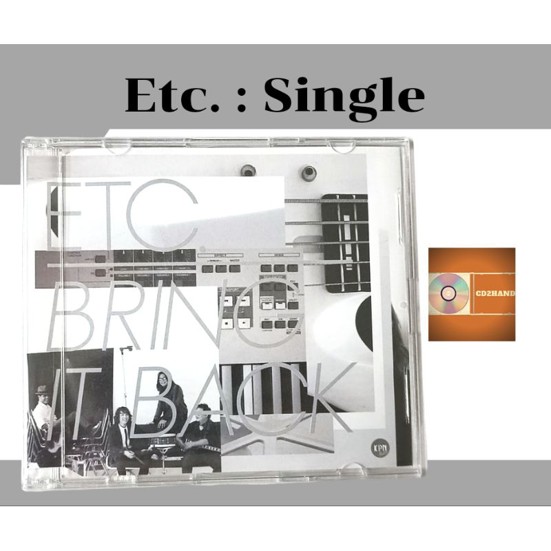 แผ่นซีดีเพลง แผ่นcd,แผ่นsingle,แผ่นตัด วง Etc. อัลบั้ม Bring it back (มือ1ซิลปิด)ค่าย kpn music