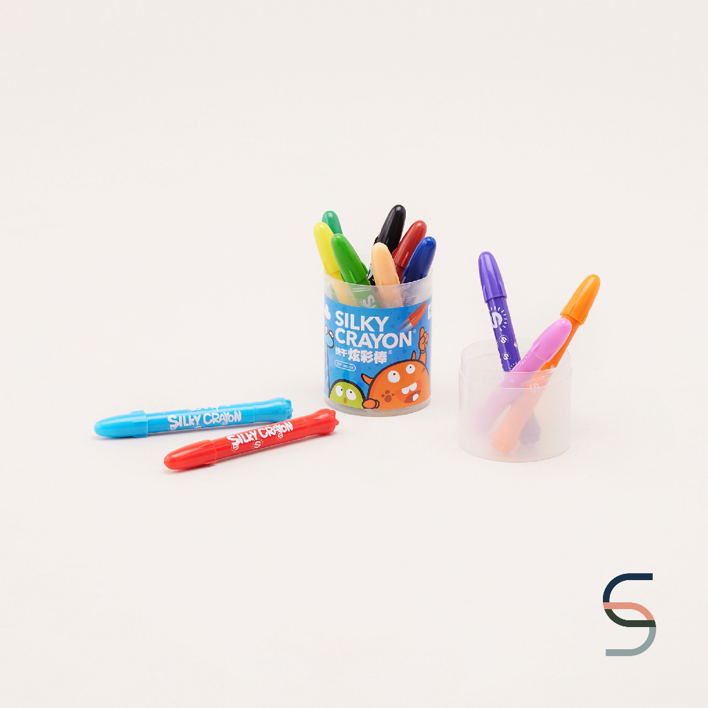 SARABARN 12 Colours Crayon Set | สีเทียน 12 สี