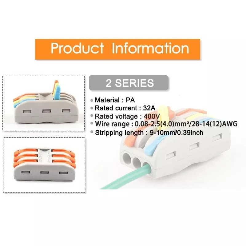 ข้อต่อสายไฟ ขั้วต่อสายไฟ Connector Terminal ตัวเชื่อม รูปที่ 4