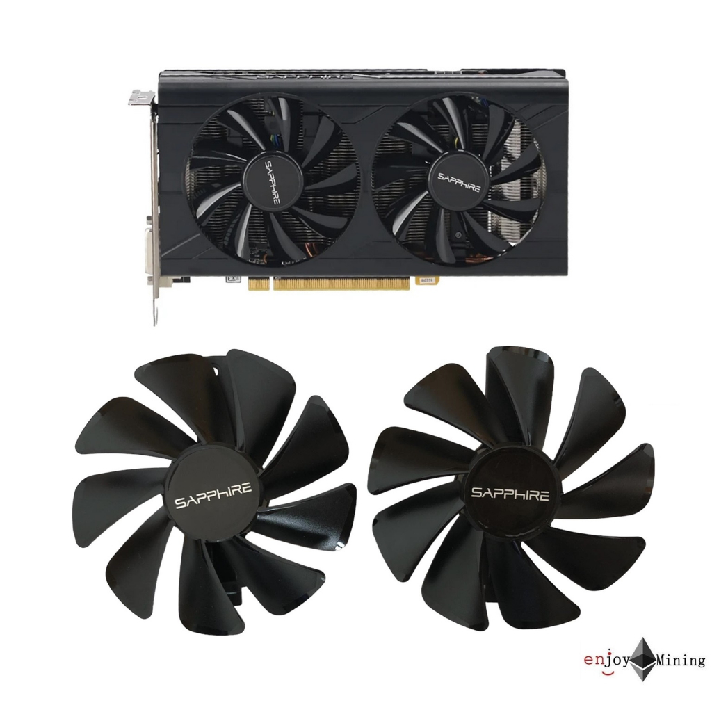 พัดลมการ์ดจอ SAPPHIRE PULSE RADEON RX 570 580 Fan