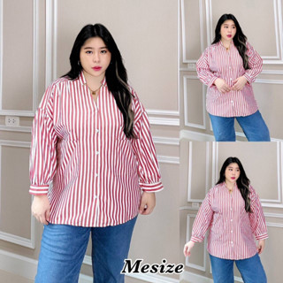 🔥Plussize🔥เสื้อคนอ้วน🔥  S รอบอก(bust) 48"สะโพก(hip) 52”      M รอบอก(bust) 52"สะโพก(hip) 56”