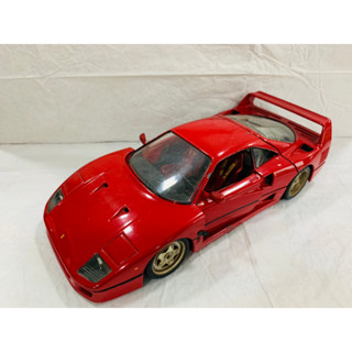 Hot Wheels 1/18 Scale Diecast - 23911 Ferrari F40 1988 Red Model Car