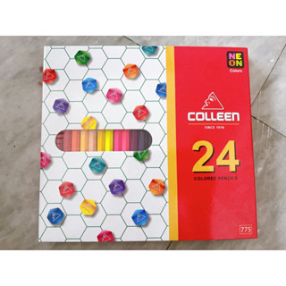 สีไม้ Colleen แท่งเต็ม 24 สี