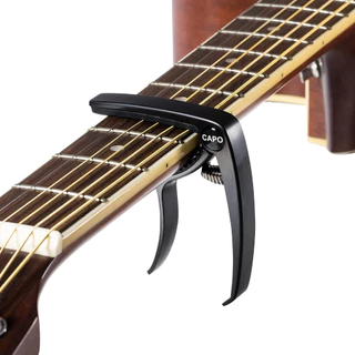 คาโป้(capo)กีตาร์โปร่ง กีตาร์ไฟฟ้า เบส อูคูเลเล่ รุ่นCP-00 สปริงดี หนีบแน่น ไม่บอด เหล็กแท้ คาโปเหล็ก