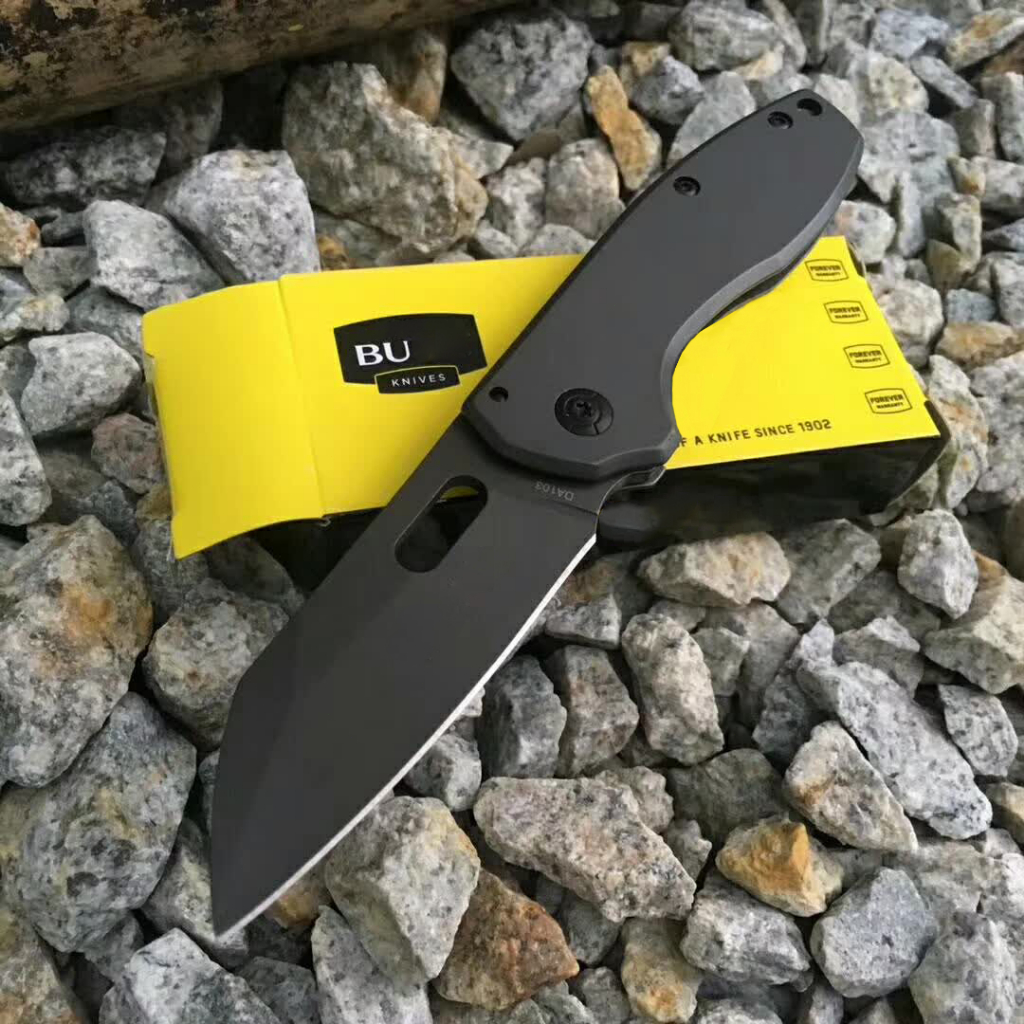 BK DA103 มีดพับขนาดเล็กใบมีด 440, ที่จับเหล็ก Mini Multi Survival Tactical Hunting Tool Survival Cam