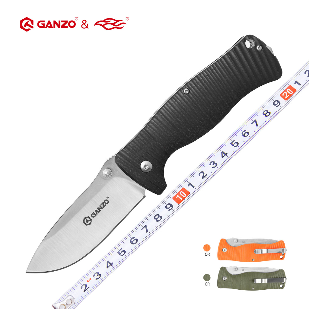Firebird Ganzo G720 Firebird F720 G10 จับมีดพับ Survival Camping เครื่องมือล่าสัตว์มีดยุทธวิธี edc เ