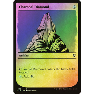 [MTG] Charcoal Diamond (Showcase) [CLB] [ARTIFACT] [COMMON] [FOIL] [ENG] (การ์ดเมจิค / Magic the Gathering)