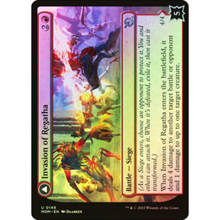 [MTG] Invasion of Regatha [ZNR] [RED] [RARE] [FOIL] [ENG] (การ์ดเมจิค / Magic the Gathering)