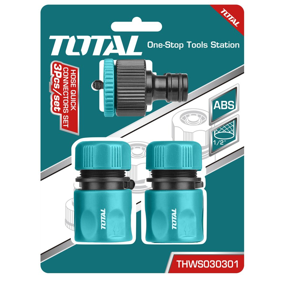TOTAL ข้อต่อคอปเปอร์ 3 ตัวชุด รุ่น THWS030301 02rrk