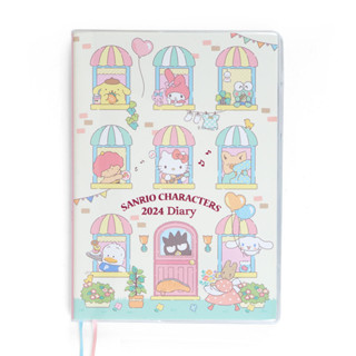 [Direct from Japan] Schedule Book 2024 / Sanrio Characters B6 Diary ( Block type ) Japan NEW