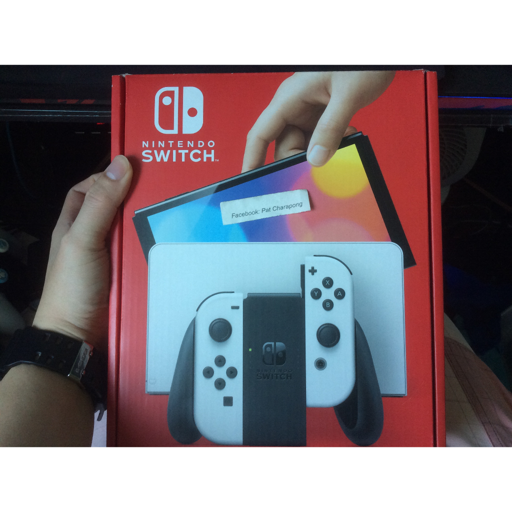 Nintendo Switch OLED (White) แปลงติดชิพ พร้อม Mem 256GB