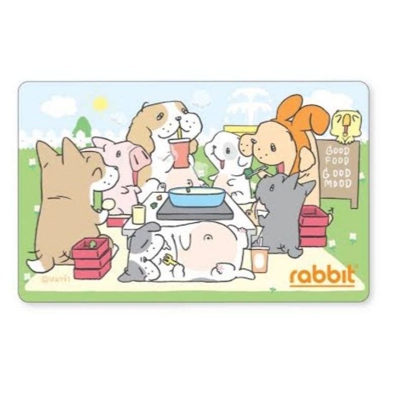 rabbit card หมาจ๋า ปาร์ตี้