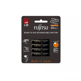 ถ่านชาร์จFujitsu AAA 1.2V 900mAh แพค4ก้อน ของแท้