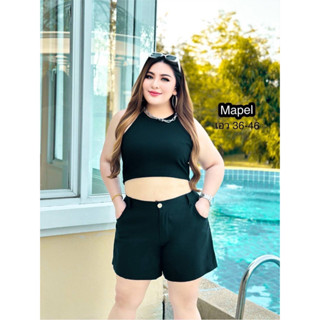 🔥Plussize🔥กางเกงคนอ้วน🔥 เอว 36-46 ยืดสุด 50 สะโพก 54