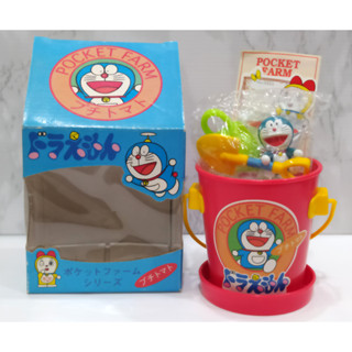 ของแท้ จากญี่ปุ่น โดเรม่อน กระถางสีแดง Doraemon Pocket Farm By Dream World Fujiko Shogakukan งานเก่าเหมาะสำหรับการสะสม