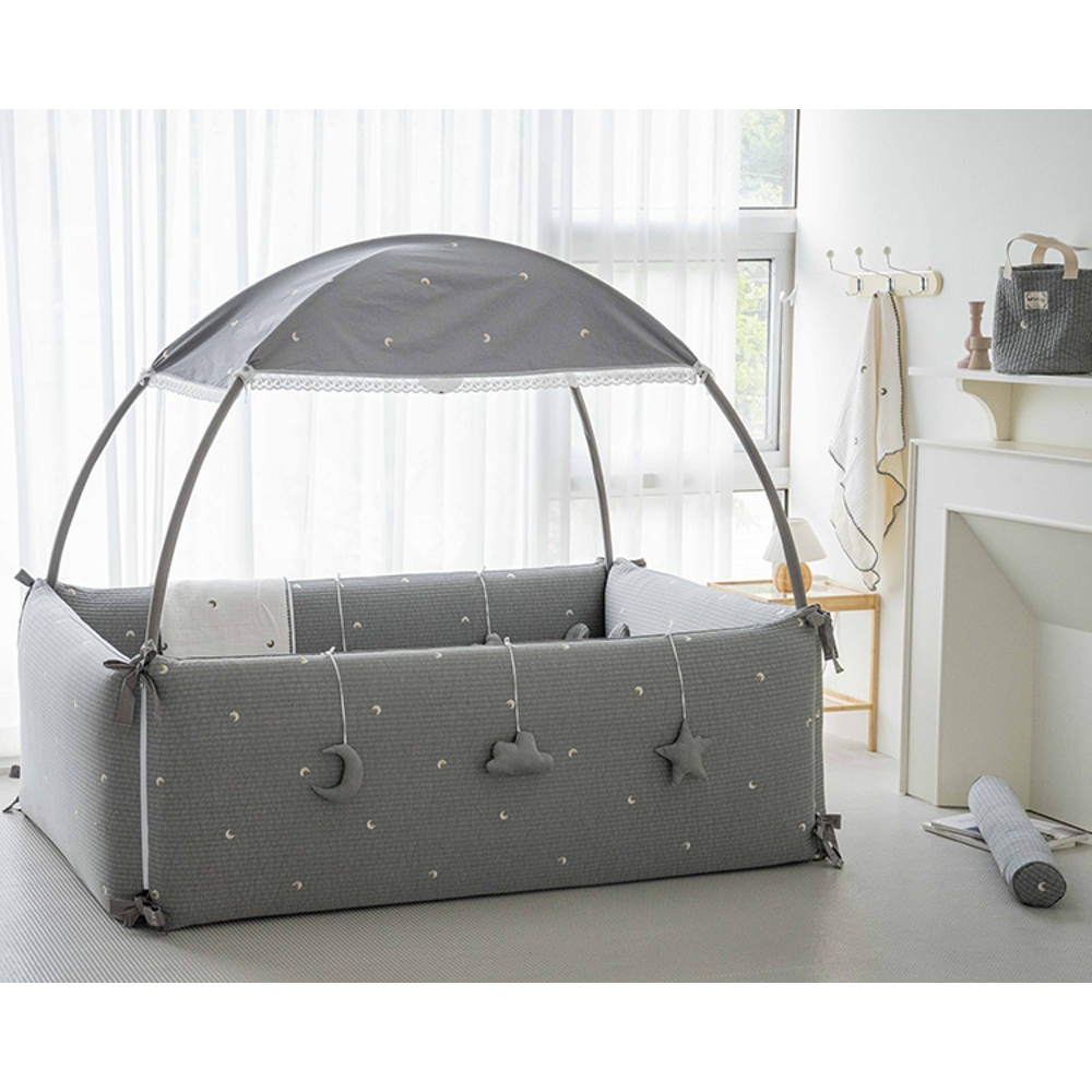 [Made in Korea🇰🇷] LOLBABY Bumper bed ที่นอนกันตก รุ่นผ้า Premium Cotton 100%