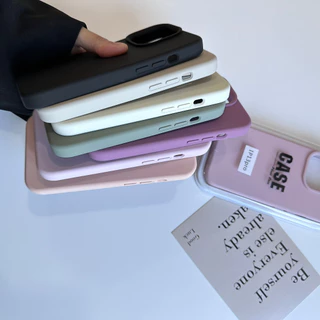 เคส สำหรับ ไอโฟน ซิลิโคน สินค้าพร้อมส่งจากไทย สำหรับ Iphone 14 13 12 11 Pro max เคสสีพื้น พรีเมี่ยม TPU-R1830