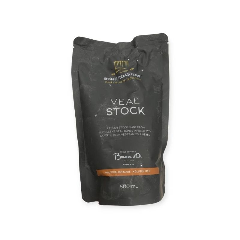 Bone Roasters Veal Stock/fonds De Veau 15 Brix 500 Gm น้ำซุป ลูกวัว  เข้ม ข้น