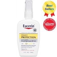 Eucerin Daily Protection Moisturizer Face Lotion SFP 30 (118 ml) ยูเซอรีนครีมกันแดดเนื้อโลชั่นบางเบา