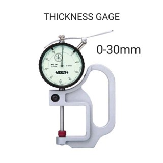 เกจวัดความหนา 0-30มม ค่าความละเอียด 0.01มม Thickness Gage 0-30mmx0.01mm INSIZE 2366-30 อินไซส์