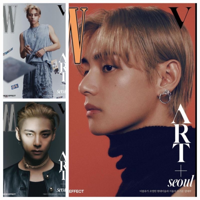 😍พร้อมส่งแล้วจ้า😍 นิตยสารเกาหลี​ Wkorea​ (2023.09) ปก​ V​ (BTS)​