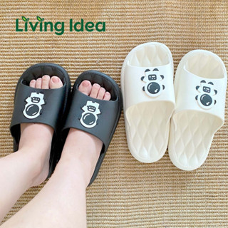 Living Idea ❀ รองเท้าแตะผู้หญิง แบบสวม สไตล์เกาหลี รองเท้าลำลองมินิมอล พื้นนุ่ม ใส่สบาย❀