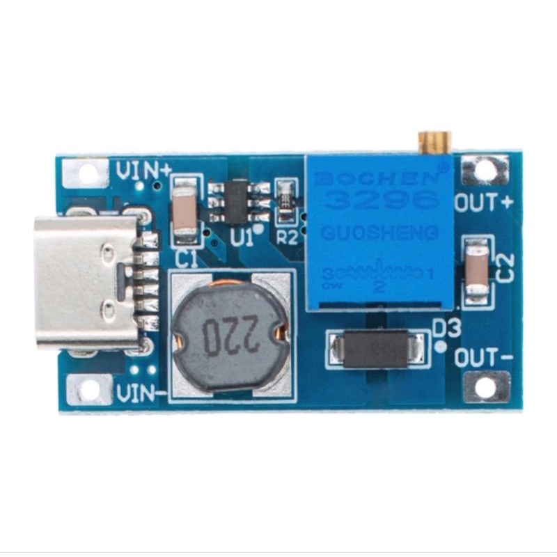 โมดูลพาวเวอร์บูสเตอร์ Mt3608 2A Max Dc-Dc Step Up TYPE C ราคา ถูกที่สุด ดีลบีเคเค รูปภาพหลัก