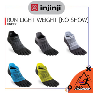 INJINJI - RUN LIGHT WEIGHT [NO SHOW] - UNISEX ถุงเท้าวิ่งแยกนิ้ว ถุงเท้า 5 นิ้ว