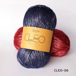 ไหมพรม NingSiri CLEO Silver Soft ครีโอ ซิลเวอร์ ซอฟท์
