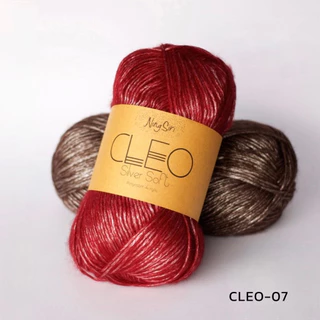 ไหมพรม NingSiri CLEO Silver Soft ครีโอ ซิลเวอร์ ซอฟท์