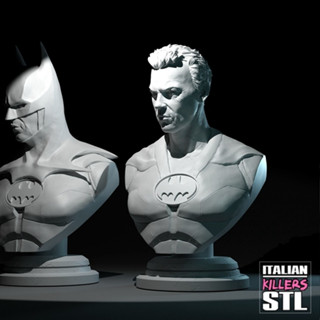 [โมเดลไม่ทำสี] Batman Bust [Michael Keaton] 3D printing model