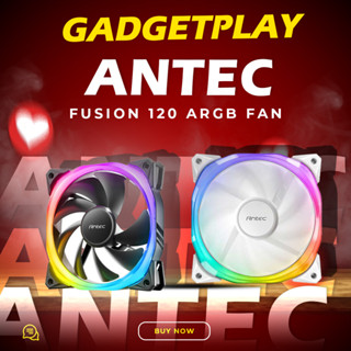 [กรุงเทพฯ ด่วน 1 ชั่วโมง]ANTEC FUSION 120 ARGB FAN WHITE/BLACK PACK 1 ประกันศูนย์ไทย