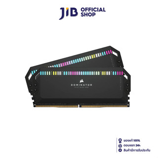 64GB (32GBx2) DDR5 5600MHz RAM (หน่วยความจำ) CORSAIR DOMINATOR PLATINUM RGB DDR5 (BLACK) (CMT64GX5M2X5600C40)