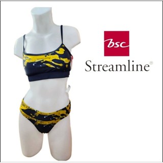 ชุดว่ายน้ำผู้หญิง  BSC streamline ลดเยอะมาก(bikini)มีซับในมีฟองน้ำ